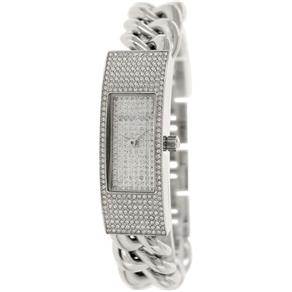 Relógio Feminino Michael Kors Hayden Stainless Steel Crystal Dial - Modelo M.Kors-Mk3305