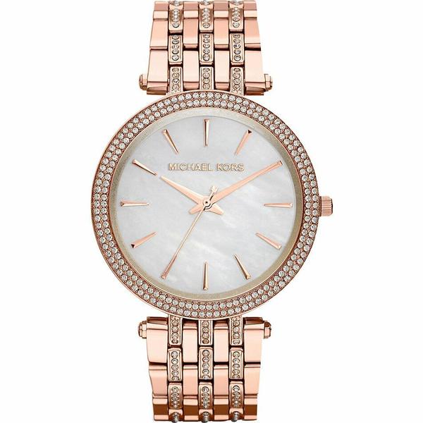 Relogio Feminino Michael Kors Mk3220 Darci Glitz Rose Gold Ladies Designer