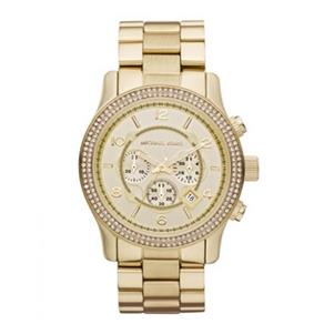 Relógio Feminino Michael Kors MK5575 Dourado C Strass 45mm