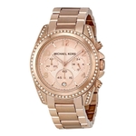 Relogio Feminino Michael Kors Mk5263 Blair Chronograph Rosegold Watch 39mm