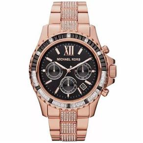 Relógio Michael Kors MK5875 Rose Cristais 45mm