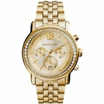 Relógio Feminino Michael Kors MK5982 Baisley Chronograph Dourado Diâmetro 39mm