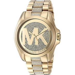 Relógio Feminino Michael Kors MK6487 Gold Dourado Cravejado