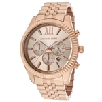 Relógio Feminino Michael Kors Mk8319 Rose Gold Lexington Chronograph Watch 45mm