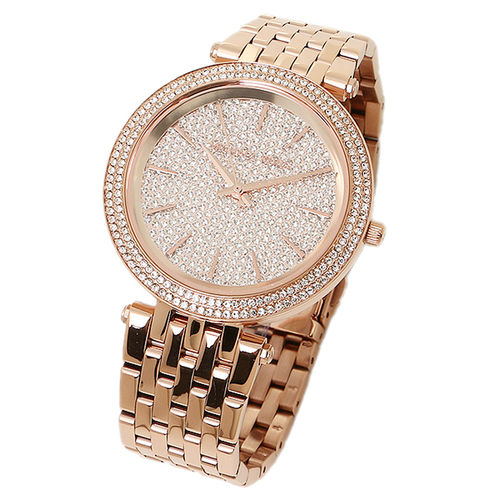 Relógio Feminino Michael Kors Modelo MK3439 a Prova D' Água / Banhado a Ouro Rosé