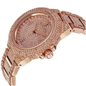 Relógio Feminino Michael Kors Modelo Mk5862 Rose Cristais