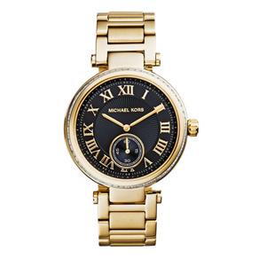 Relógio Feminino Michael Kors Modelo MK5989 Gold Preto