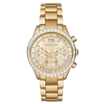 Relogio Feminino Michael Kors Modelo Mk6187 A Prova D' Agua / Banhado A Ouro