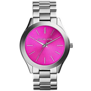 Relógio Feminino Michael Kors Runway MK3291 Silver Pink 43mm