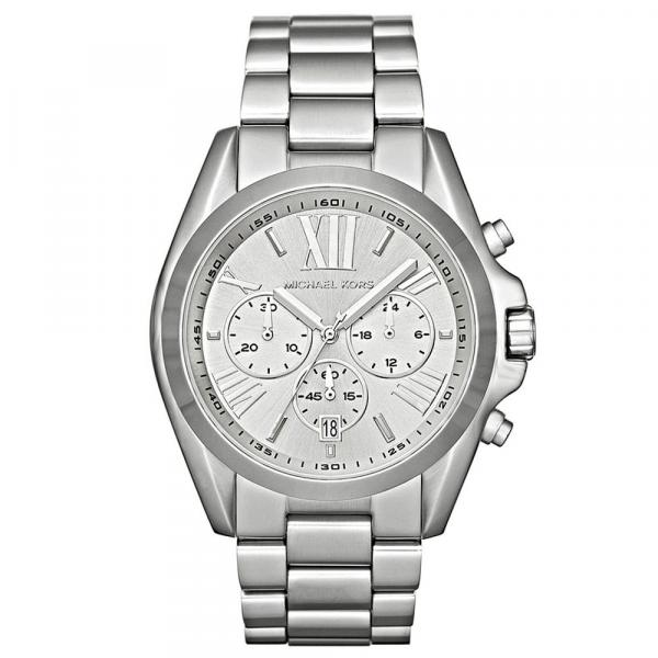 Relógio Feminino Miichael Kors Mk5535 Bradshaw Prata - Michael Kors