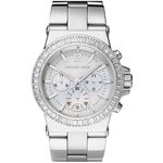 Relógio Feminino MK5411 Michael Kors Chronograph White Crystal White Mother Of Pearl 42mm