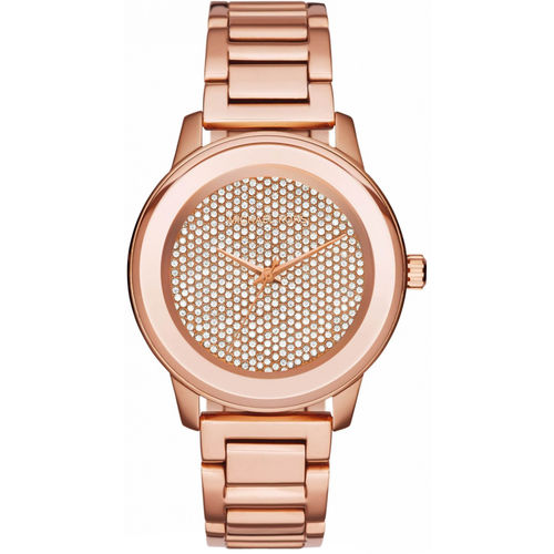 Relógio Feminino MK6210 Michael Kors Kinley Pave Crystal Watch Rose 41mm