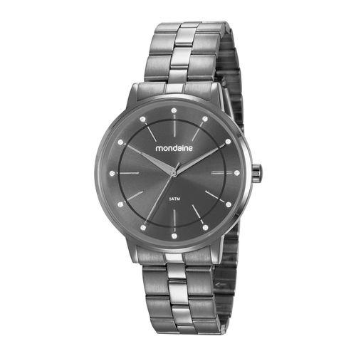 Relógio Feminino Mondaine 53749LPMVSE3 40mm Aço Grafite