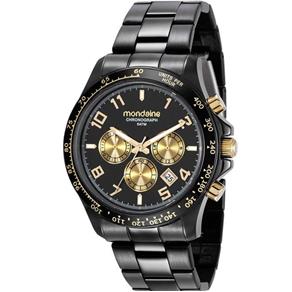 Relógio Feminino Mondaine 78754LPMVPS2 Aço Negro