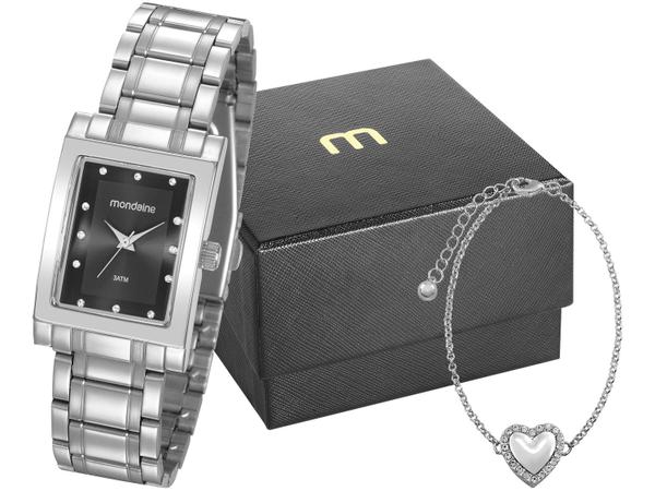 Relógio Feminino Mondaine Analógico - 32103L0MVNE2K Prata com Pulseira