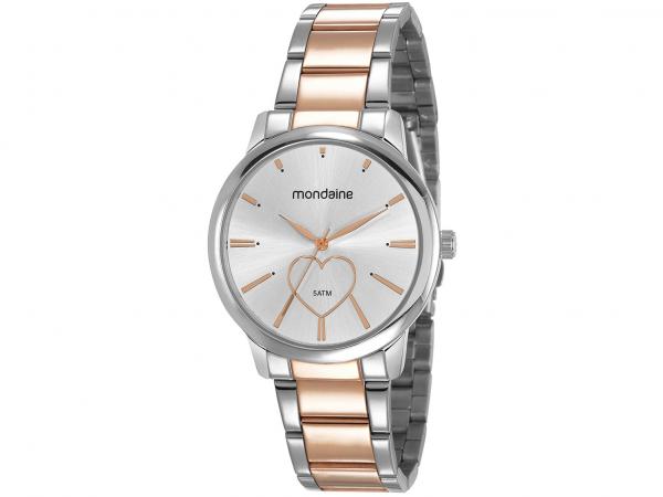 Relógio Feminino Mondaine Analógico - 53810GPMGPH2 Prata e Rosé