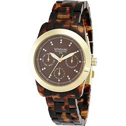 Relógio Feminino Casual Analogico com Pulseira de Metal Absolut 94289LPMGDP1-M Mondaine