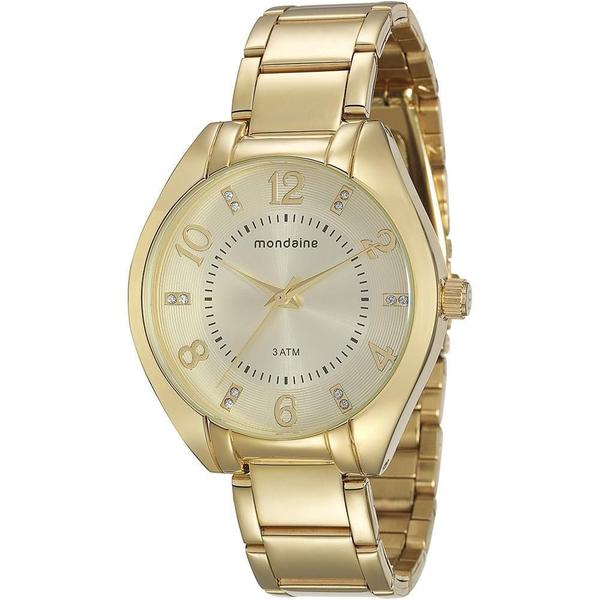 Relógio Feminino Mondaine Analógico Fashion 76505LPMVDE1 - Dourado