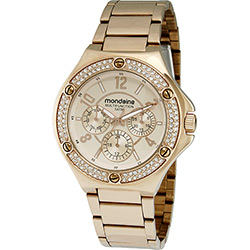 Relógio Feminino Esportivo Analógico - Rose Gold - Mondaine