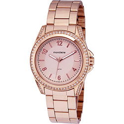 Relógio Feminino Mondaine Analógico Social Rose Gold 94476LPMGRS1