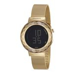 Relógio Feminino Mondaine Digital 32006lpmvde1 42mm Aço Dourado