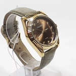 Relógio Feminino Mondaine Dourado Com Strass fundo Bronze ref. 99175LP