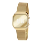 Relógio Feminino Mondaine Espelhado 32121LPMVDE1 33mm Aço Dourado