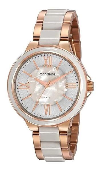 Relógio Feminino Mondaine Madrepérola Branco 76734LPMVRE2