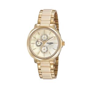 Relógio Feminino Mondaine Madrepérola Dourado 99444LPMVDF1