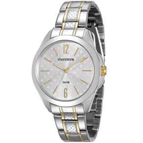 Relogio Feminino Mondaine Prata com Dourado 78708Lpmvba3