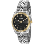 Relógio feminino mondaine prateado estilo rolex 99175LPMVBS4