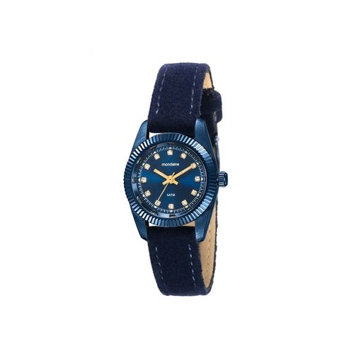 Relógio Feminino Mondaine Pulseira de Couro Camurça