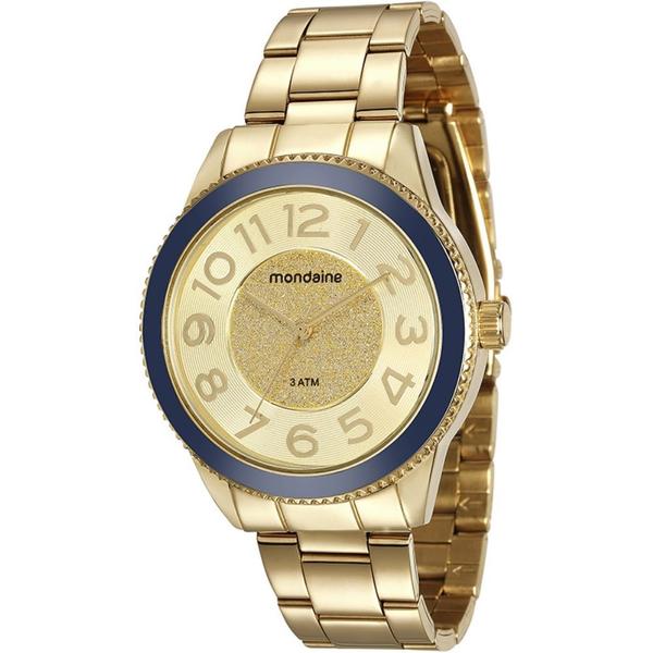 Relógio Feminino Mondaine Riviera Top Chic Dourado