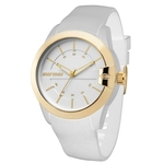 Relógio Feminino Mormaii Analógico Branco E Dourado Mopc21jag/8b