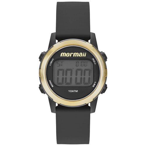 Relógio Feminino Mormaii Digital Mo3700aa/8d - Preto/dourado