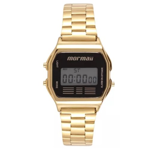 Relógio Feminino Mormaii Digital Mojh02ab/4P Dourado