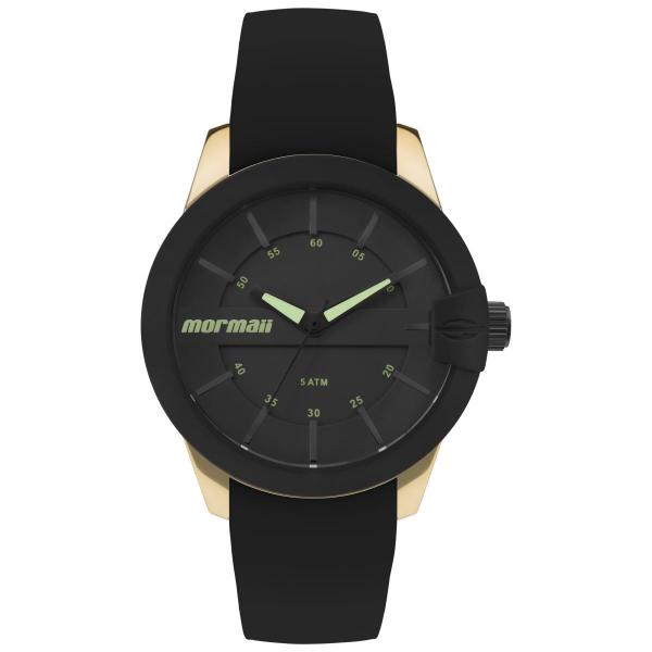 Relógio Feminino Mormaii Maui MO2036IN/8P 41mm Silicone Preto