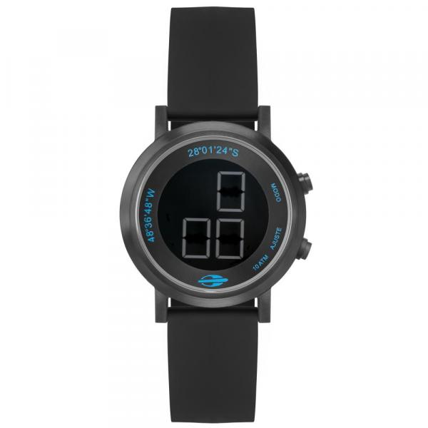 Relógio Feminino Mormaii Sunset MO11929AA/2P 40mm Silicone Preto