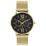 Relógio Feminino Multi Glow Eu6p29ahcbp/4p 43mm Aço Dourado Euro