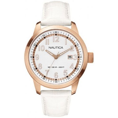 Relógio Feminino Nautica Nct 401 Date Analógico A16621g