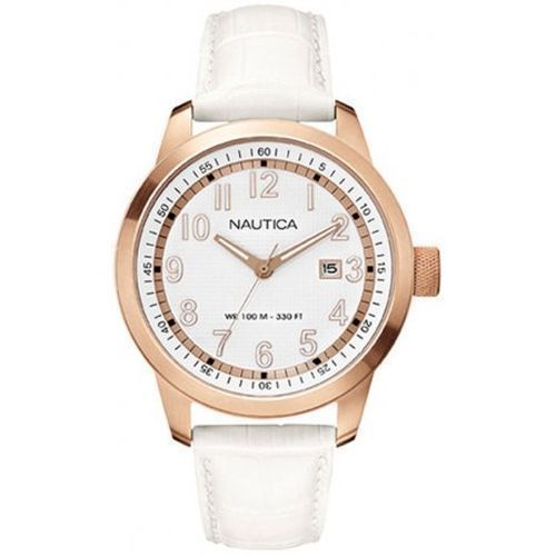 Relógio Feminino Nautica Nct 401 Date Analógico A16621g