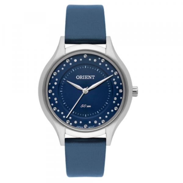 Relógio Feminino Orient Analógico FBSC0010/A1DX - Prata/Azul