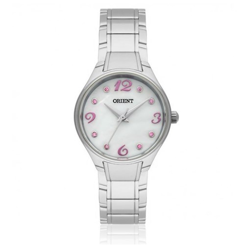 Relógio Feminino Orient Analógico Fbss0052 Brsx Cristais Rosas