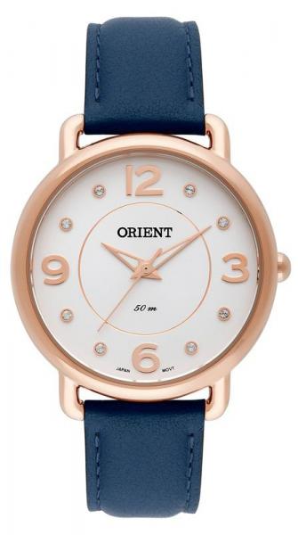 Relogio Feminino Orient Couro Rose FRSC0006-S2DX