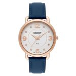 Relogio Feminino Orient Couro Rose Frsc0006-s2dx