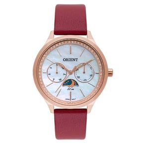 Relogio Feminino Orient Couro Rose FRSCM010-B1VX