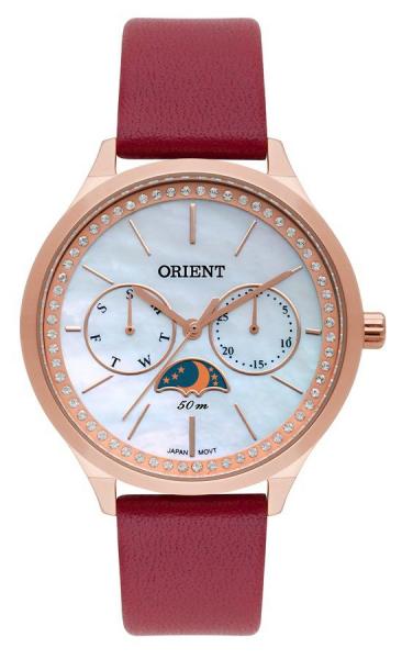 Relogio Feminino Orient Couro Rose FRSCM010-B1VX