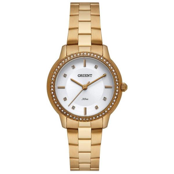 Relogio Feminino Orient Dourado Banhado Ouro FGSS0132-S1KX