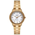 Relogio Feminino Orient Dourado Banhado Ouro Fgss0132-s1kx