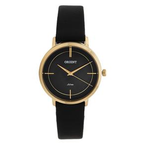 Relogio Feminino Orient Dourado Pulseira de Couro